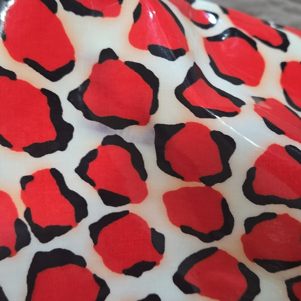 Vintage Kate Spade vinyl leopard print tote bag - Picture 4 of 6